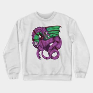 Reptilicus! (Purple Scale) Crewneck Sweatshirt